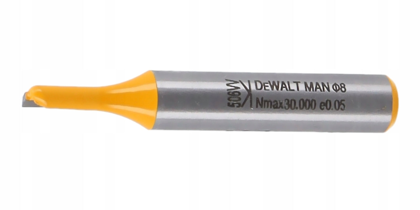 DEWALT STRAIGHT CUTTER FOR WOOD GROOVES diameter 4mm shank 8mm DT90000 Kind single milling cutter