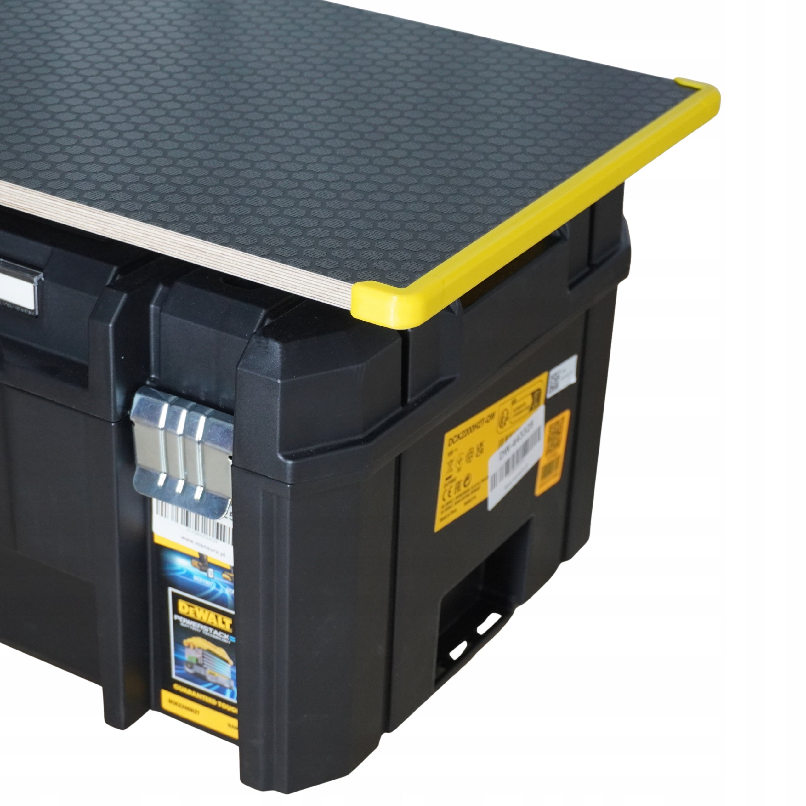 DEWALT TSTAK Case Top Holder Solid Hooks BYellow Packaging status original