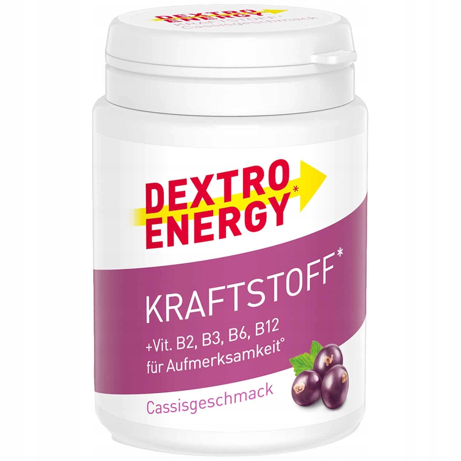 DEXTRO ENERGY blackcurrant flavoured dextrose 68g