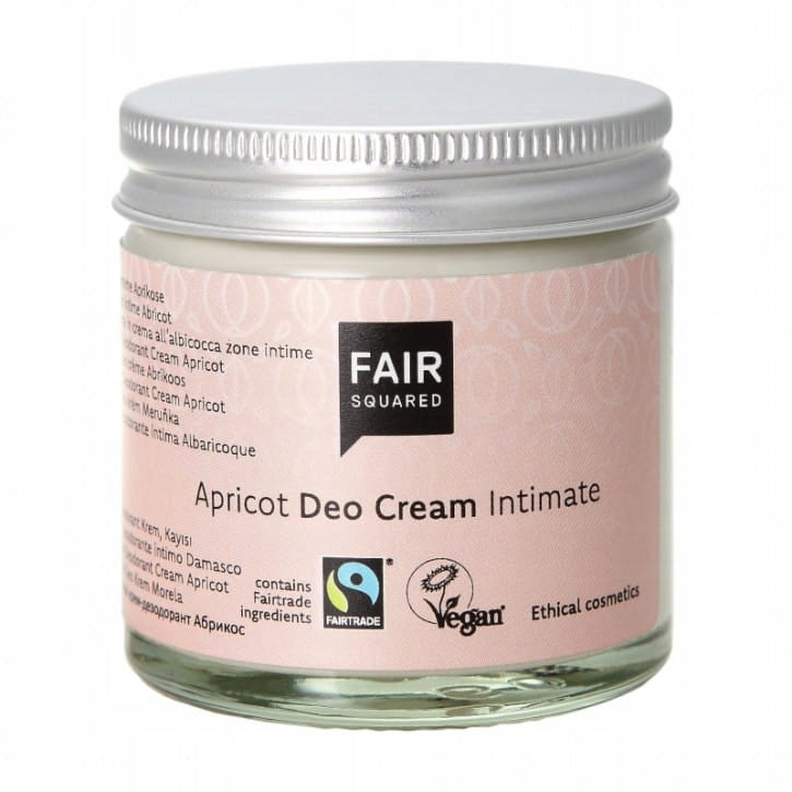 Deodorantcreme für die Intimhygiene mit Aprikosenöl Fair Squared, 50 ml 
