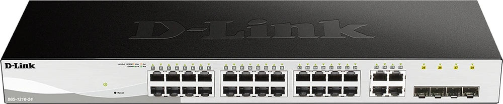 DGS-1210-24 Switch - 24 x 1000Base-T Ports, 4 x Combo Ports Packaging status original