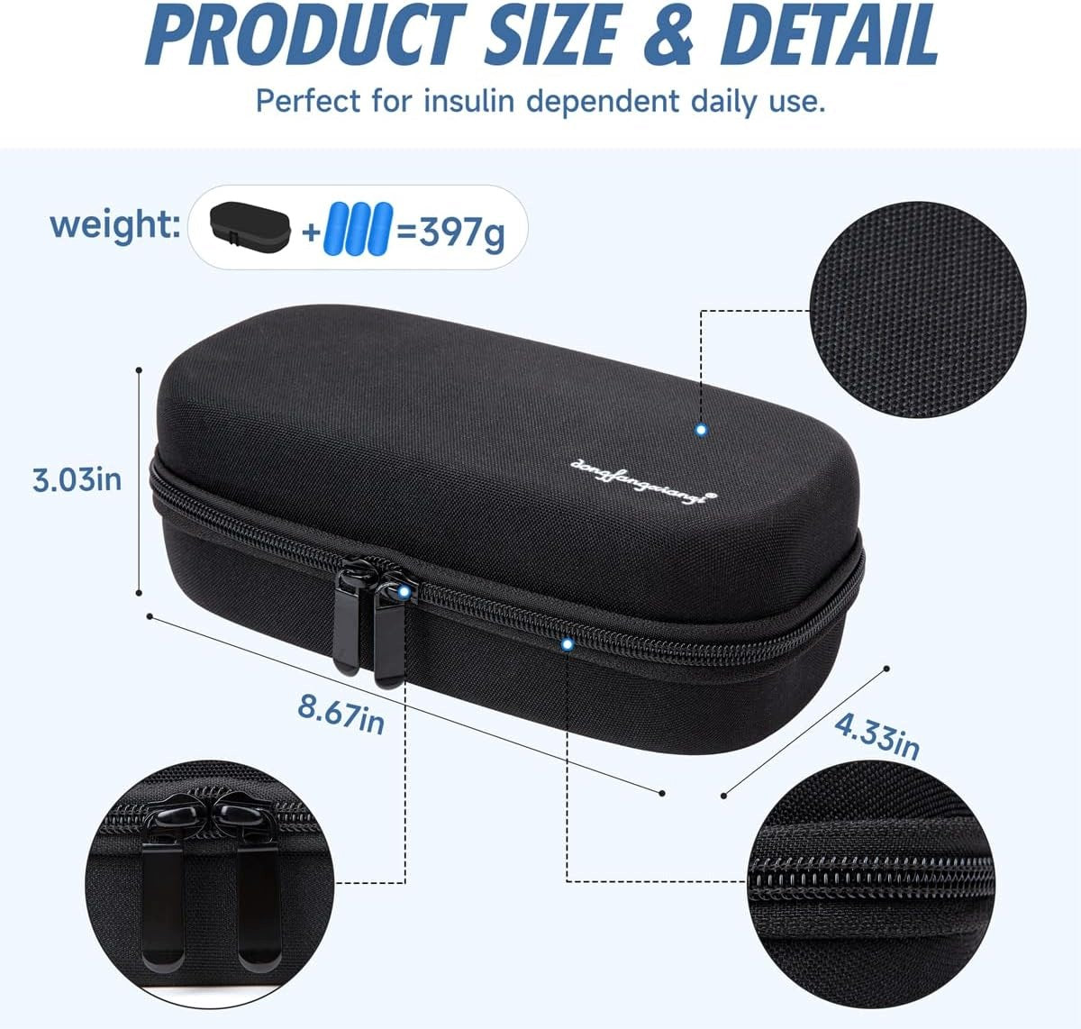DIABETIC COOLING INSULIN BAG TRAVEL ORGANIZER EVA Medical device type accessories for a medical device or a product without an intended medical purpose