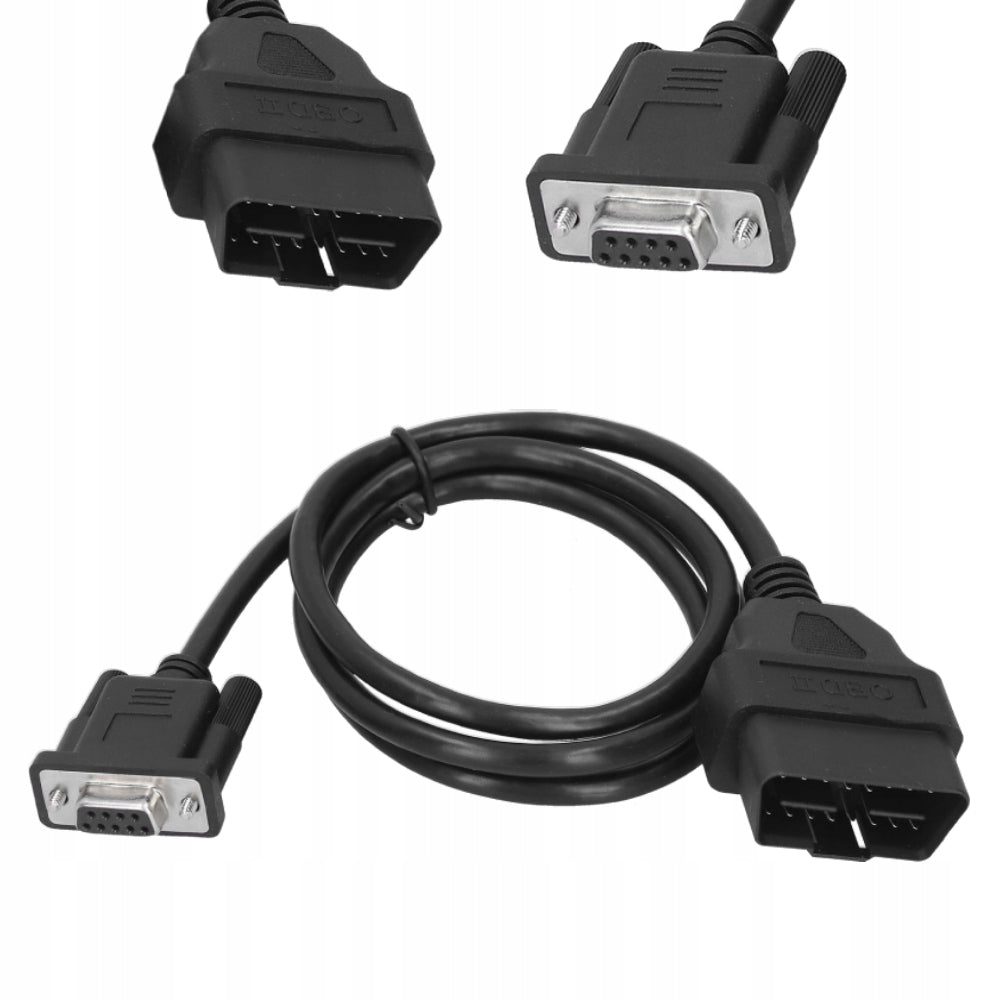 DIAGNOSTIC CABLE 16PIN OBD2 TO RS232 DB9