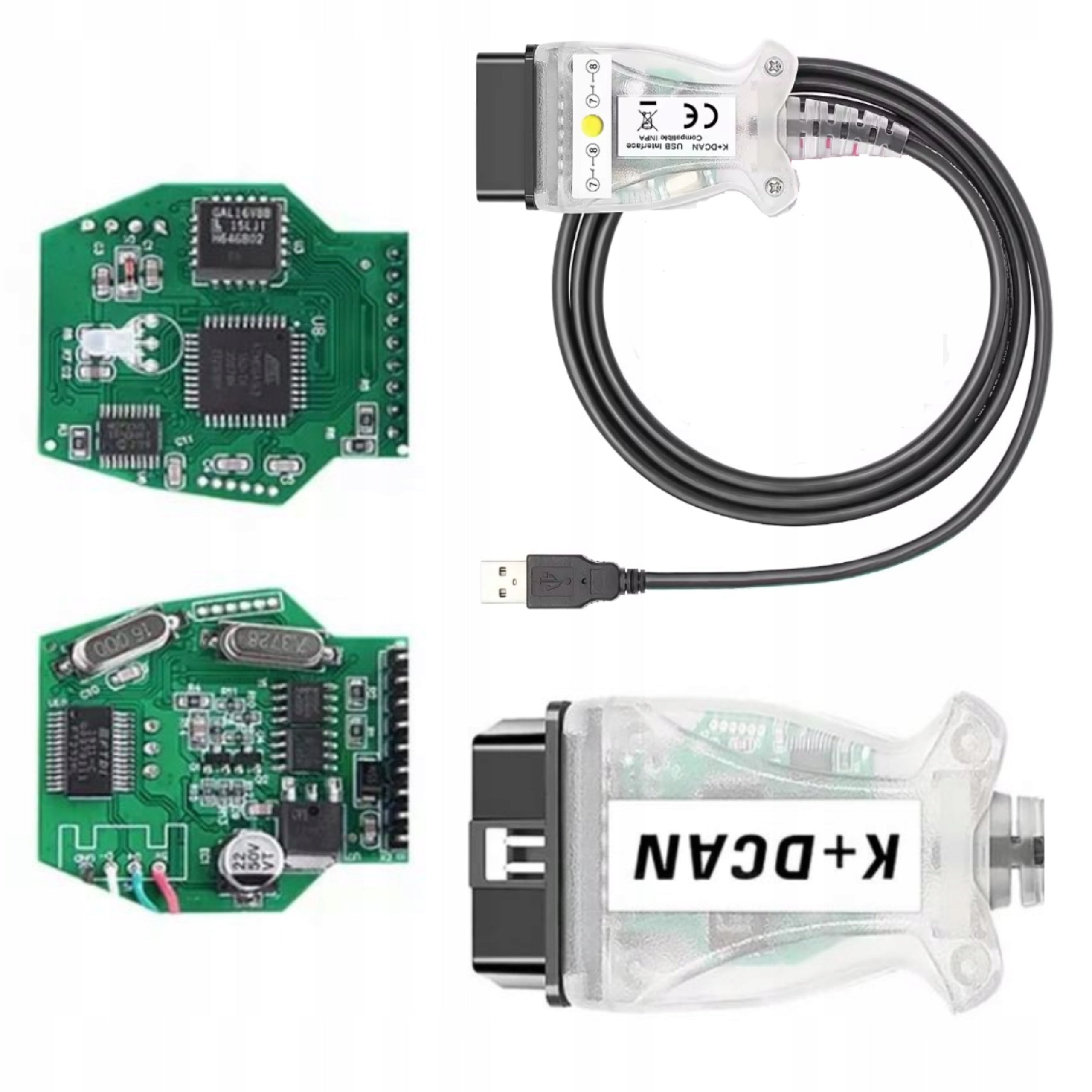 DIAGNOSTIC CABLE INTERFACE OBD2 INPA ISTA K + DCAN DIS NCS BMW NEW V5