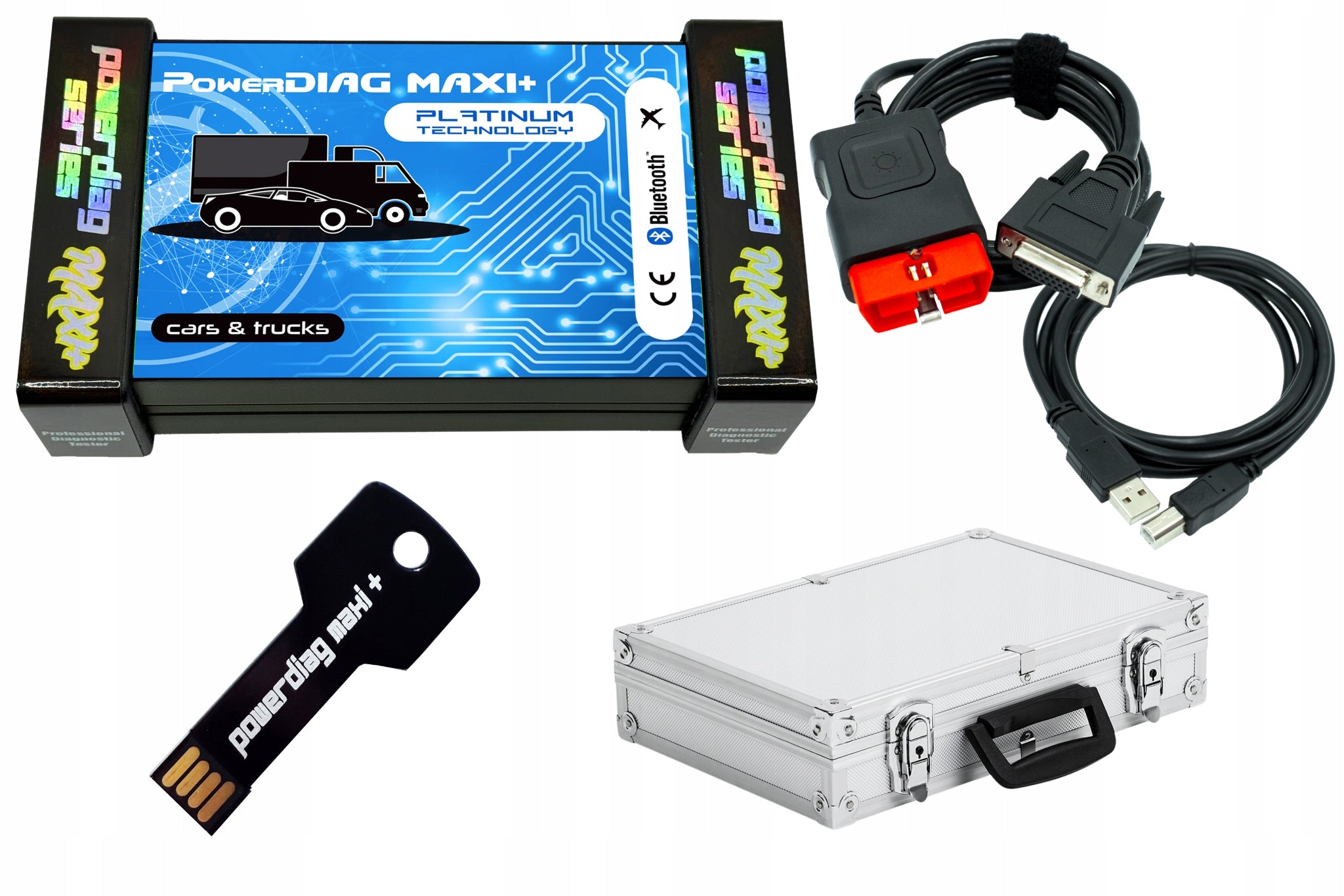 DIAGNOSTIC COMPUTER POWERDIAG MAXI+ PLATINUM + TRUCK DELIVERY WAL