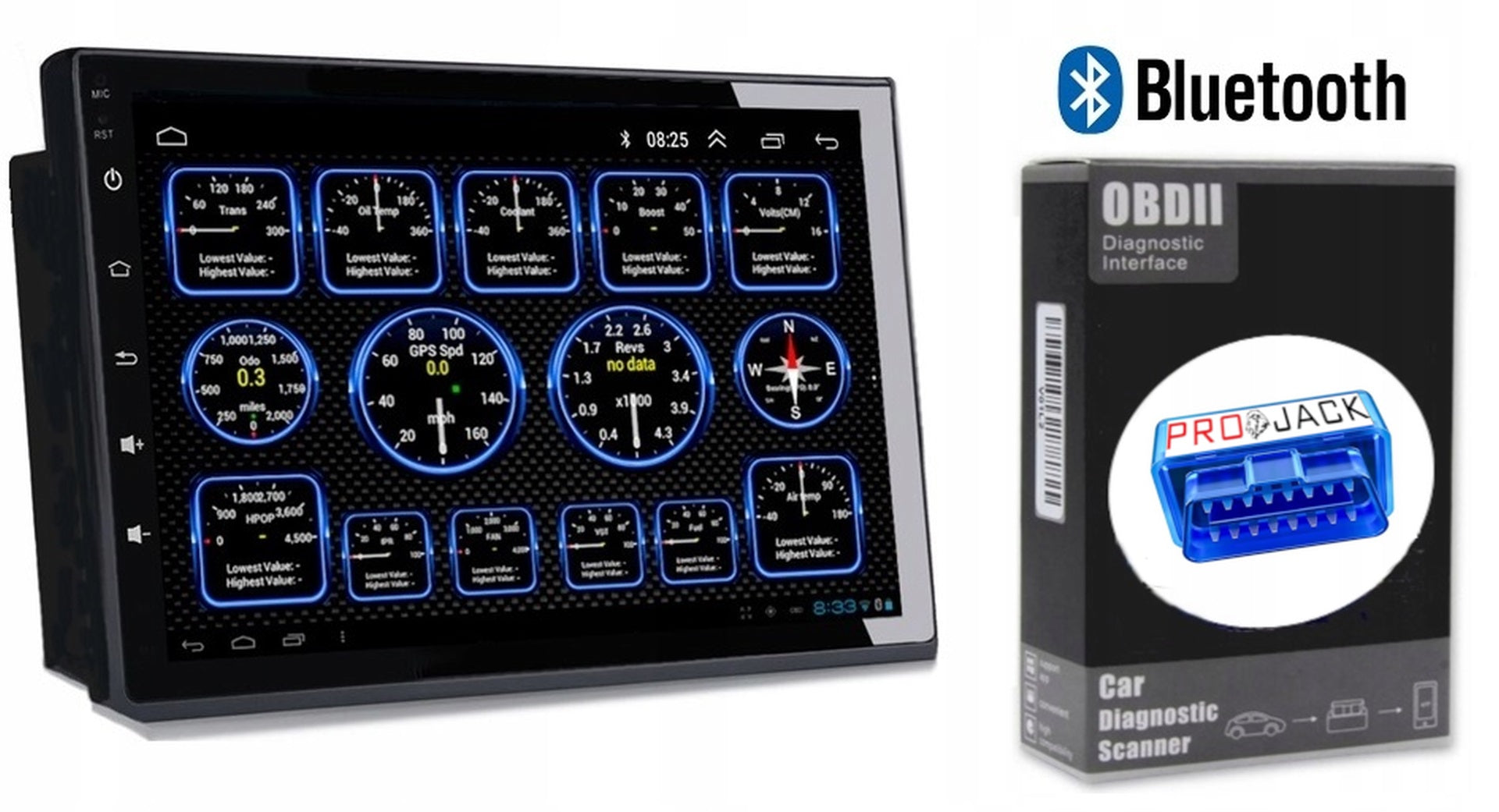 DIAGNOSTIC INTERFACE ELM327 BT OBD2 FOR ANDROID SYSTEMS, RADIO Manufacturer code A2948