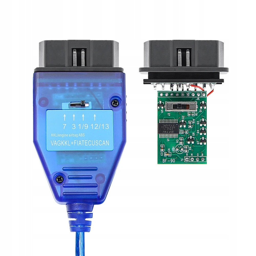 DIAGNOSTIC INTERFACE FIATECUSCAN + KKL ALFA ROMEO FIAT LANCIA VW MES