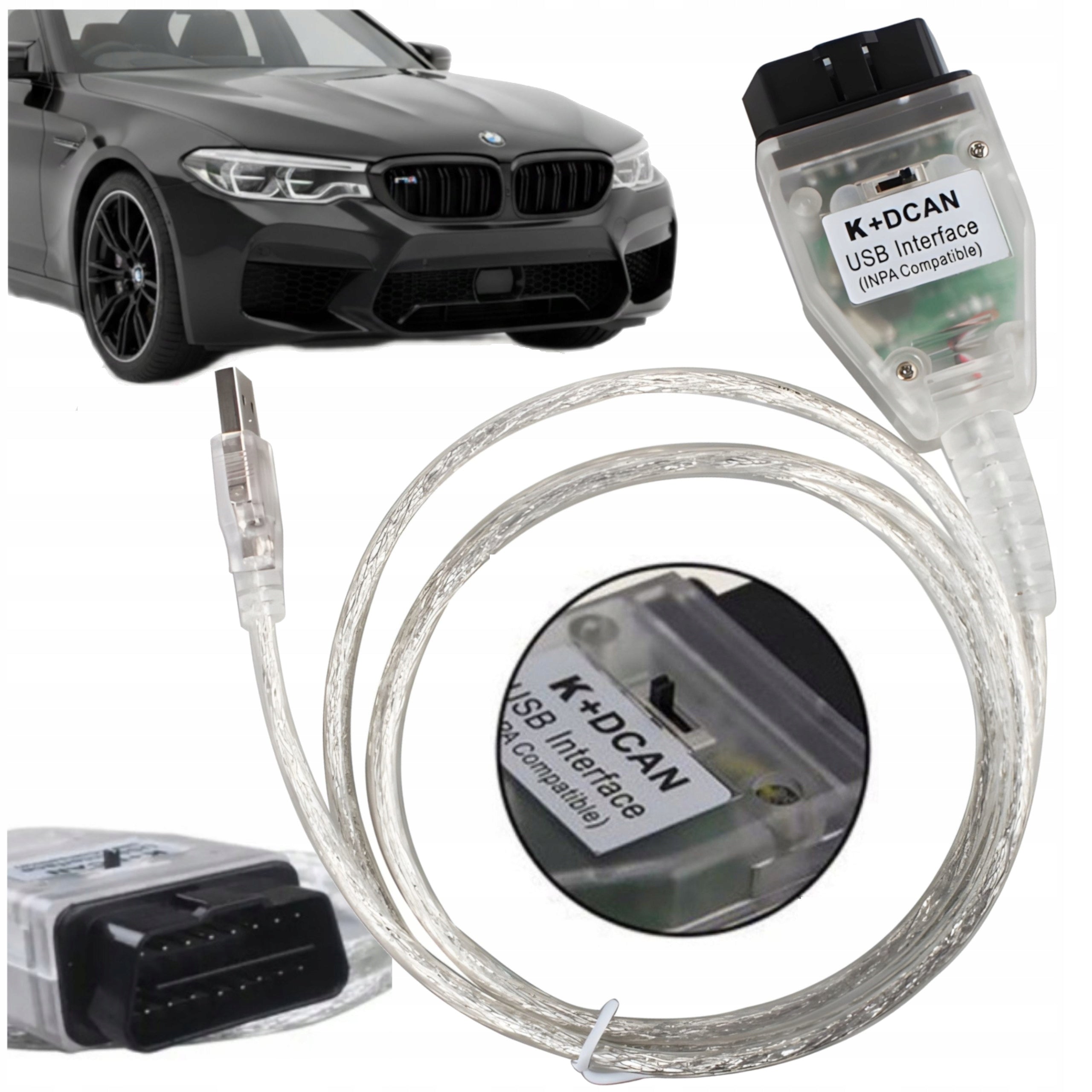 DIAGNOSTIC INTERFACE K+DCAN OBD2 INPA ISTA FOR BMW E E36 E46 E60 E90 E65