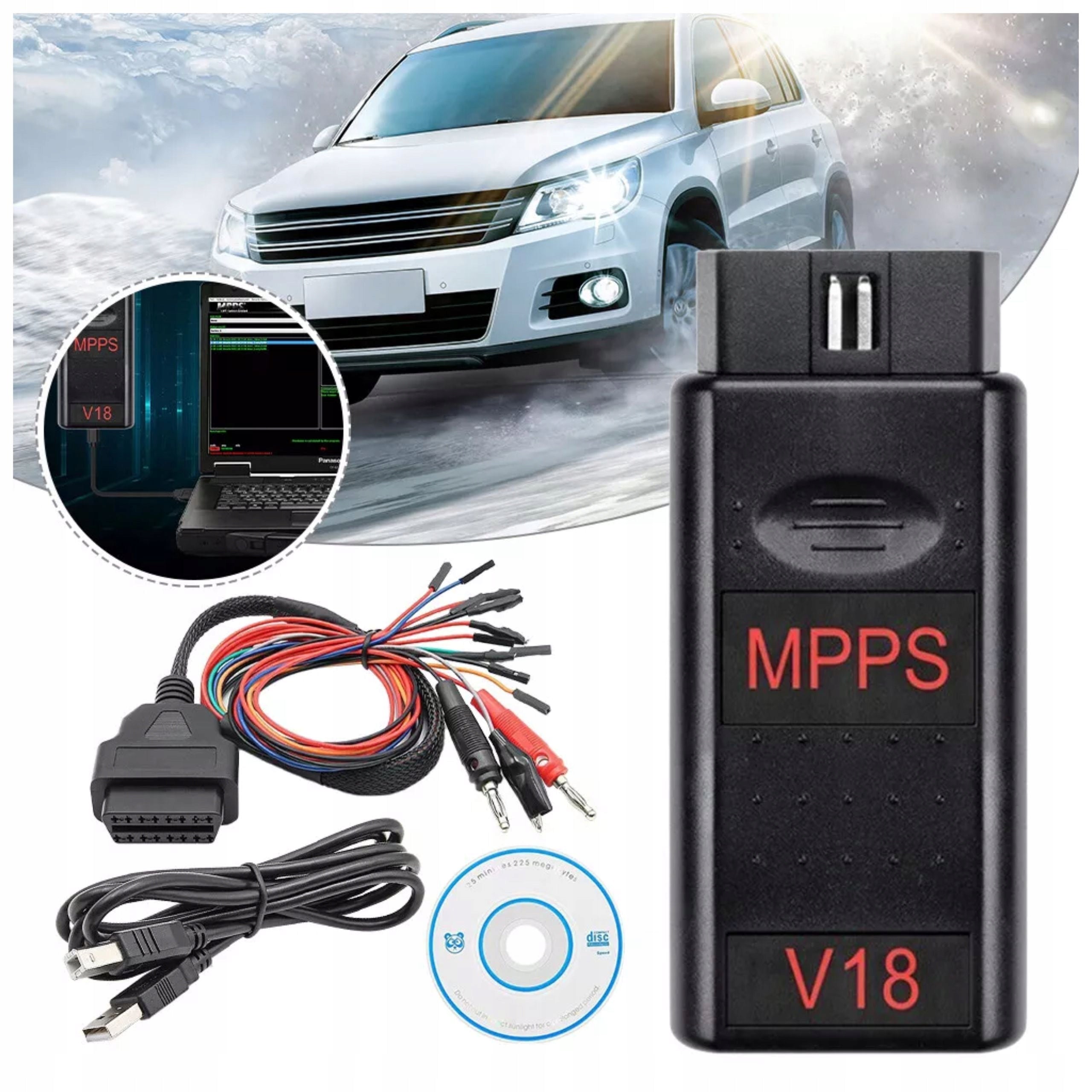 DIAGNOSTIC INTERFACE MPPS V18 TRICORE ECU CHIP TUNING BMW LEXUS NISSAN
