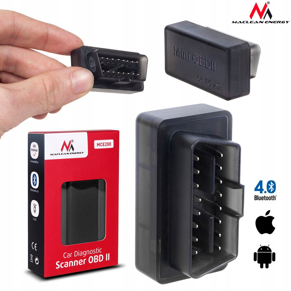 DIAGNOSTIC INTERFACE OBD2 COMPUTER SCANNER BLUETOOTH CONNECTOR JOBD CAN EOBD Brand Maclean