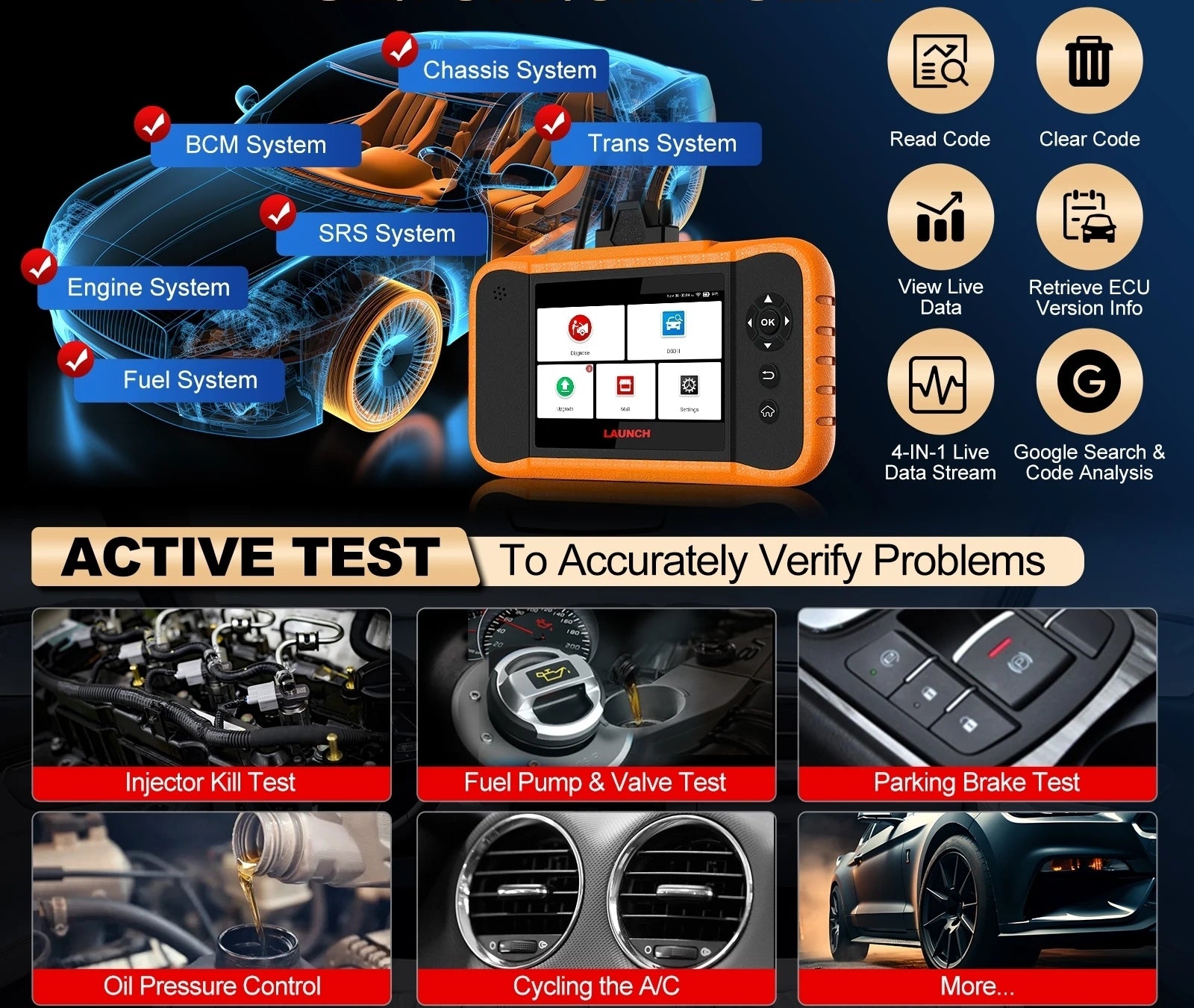 DIAGNOSTIC INTERFACE OBD2 FORD MAZDA CHEVROLET GM CHRYSLER JEEP DODGE Brand Launch