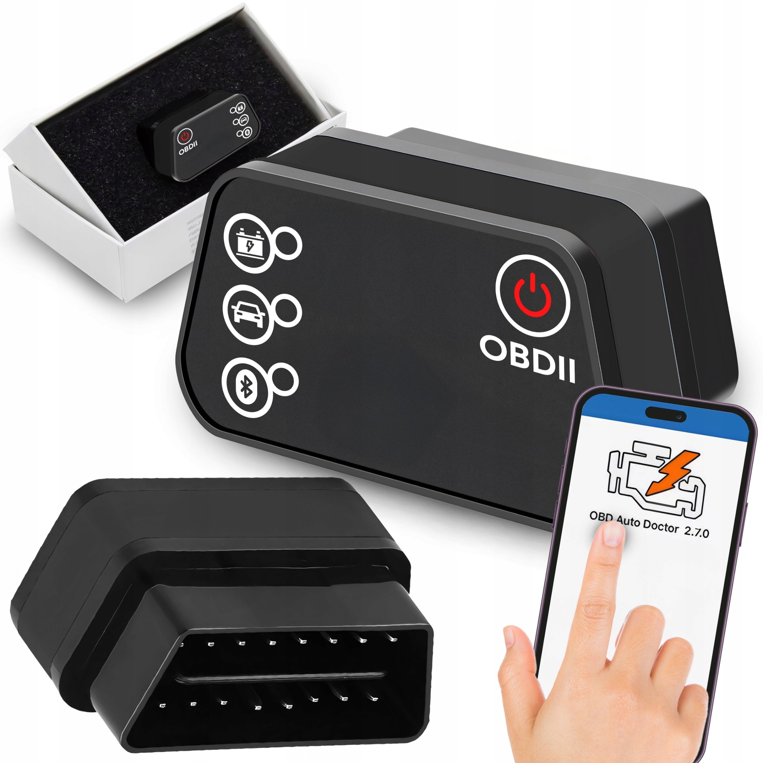 DIAGNOSTIC INTERFACE OBD2 TESTER PL BLUETOOTH Polish ERROR ERASURE Manufacturer code RRR-ER1130