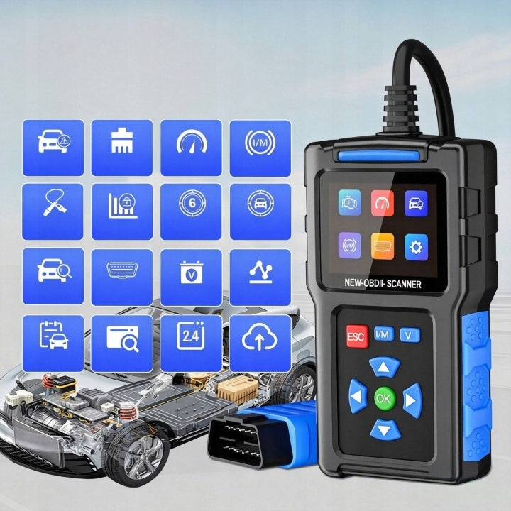 DIAGNOSTIC INTERFACE OBD2 TESTER Polish ERROR SCANNER CHECK ENGINE
