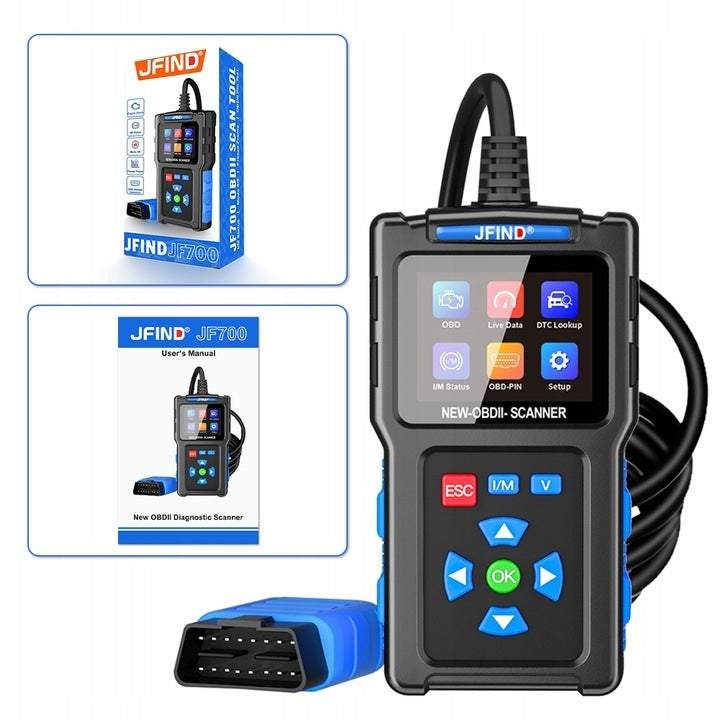DIAGNOSTIC INTERFACE OBD2 TESTER Polish ERROR SCANNER CHECK