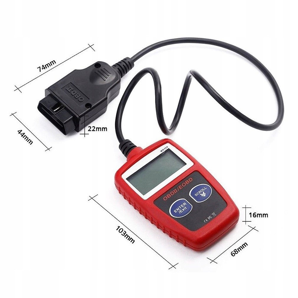 DIAGNOSTIC INTERFACE SCANNER MS309 OBD2 OBDII READING ERASURE ERRORS Brand GAT