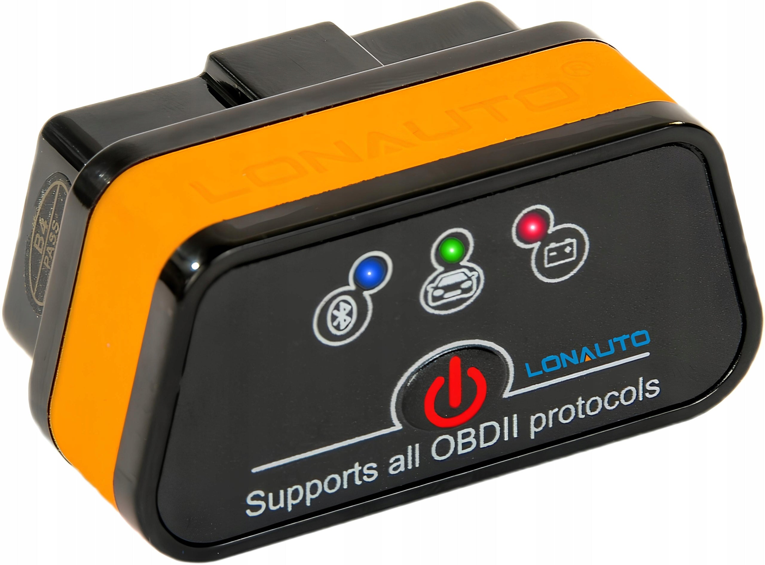 DIAGNOSTIC INTERFACE TESTER ELM327 OBD2 BLUETOOTH 4.0 ANDROID iOS Polish Manufacturer code LB02