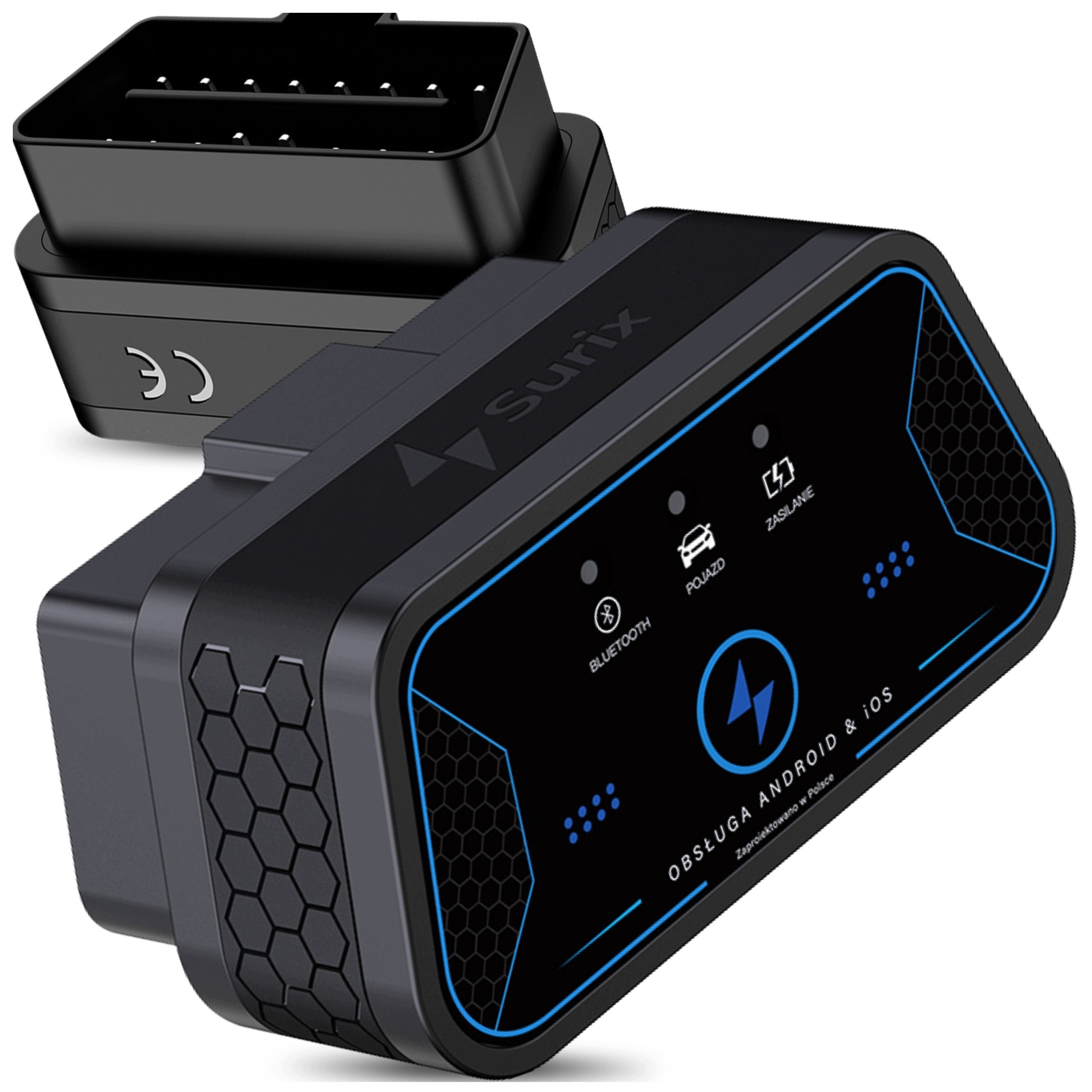 DIAGNOSTIC INTERFACE TESTER ELM327 OBD2 BLUETOOTH iOS ANDROID Polish