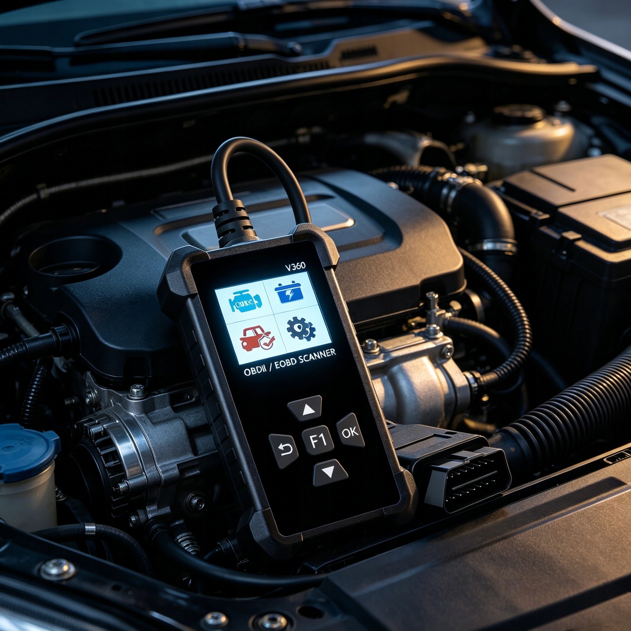 DIAGNOSTIC INTERFACE TESTER OBD2 ERROR SCANNER CHECK ENGINE Manufacturer code MAR-TECHNOLOGY T31