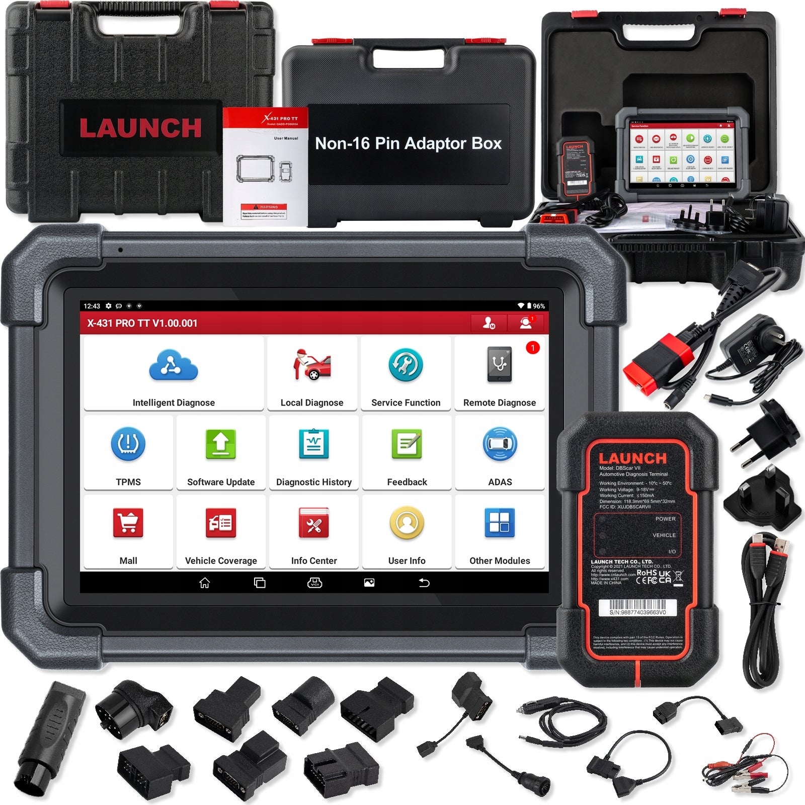 DIAGNOSTIC INTERFACE TRUCK AGRICULTURAL MACHINERY CONSTRUCTION TESTER SCANNER Manufacturer code X-431 PRO TT SMARTLINK C HD LITE OBD2 x431