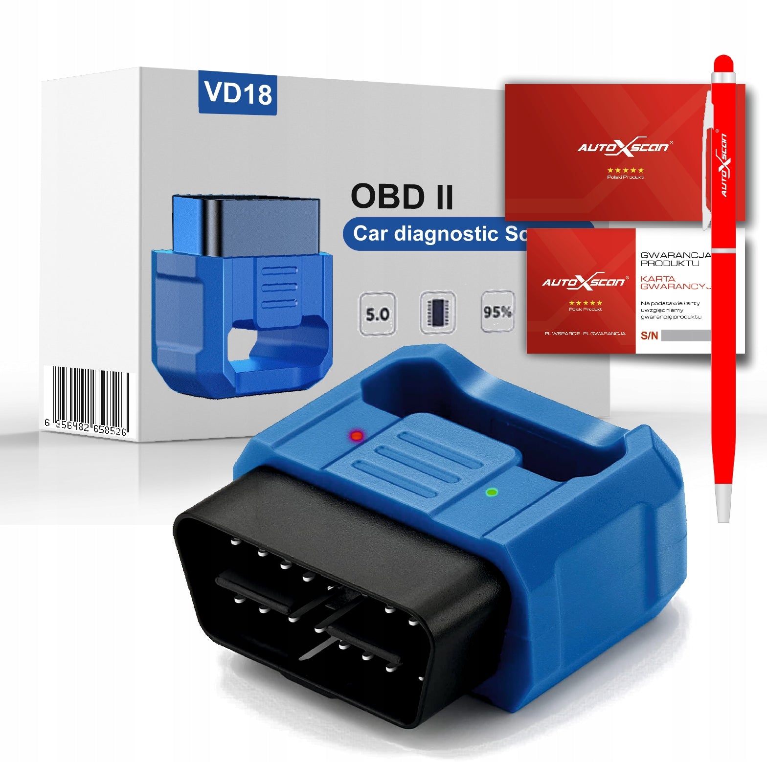 DIAGNOSTIC INTERFACE VD18 BLUETOOTH 5.0 OBD2 ANDROID Brand no brand