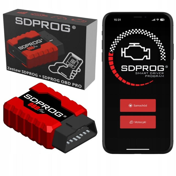 DIAGNOSTIC PROGRAM APPLICATION + DIAGNOSTIC INTERFACE SDPROG OBD PRO