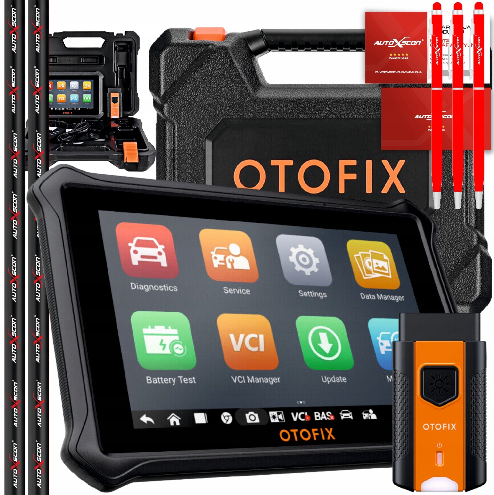 DIAGNOSTIC TESTER AUTEL Otofix D1 2lata CURRENT! language Polish DEALER Manufacturer code D1