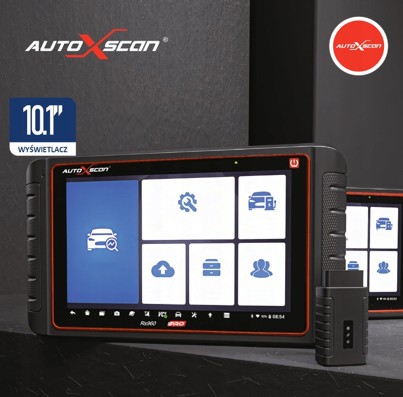 DIAGNOSTIC TESTER AUTOXSCAN RS960 PROTS 3-Years Updated + 4X TPMS SENSOR Brand AutoXscan