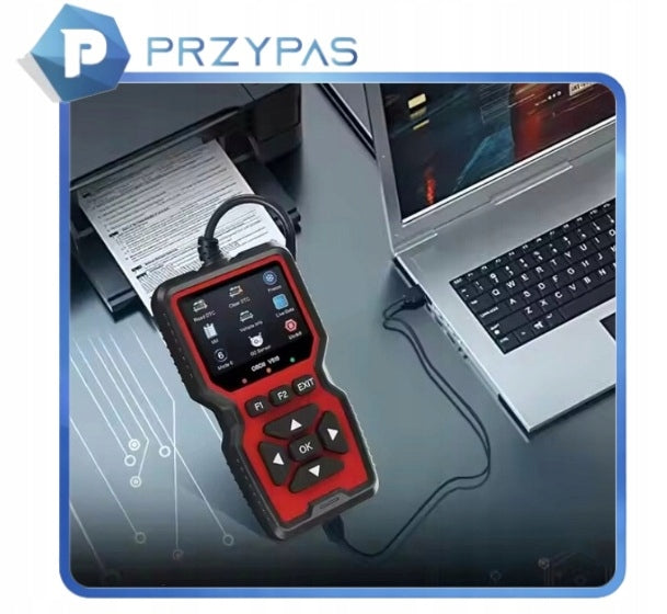 DIAGNOSTIC TESTER OBD2 COMPUTER FOR CAR UNIVERSAL SCANNER LCD ACCURATE Brand PrzyPas