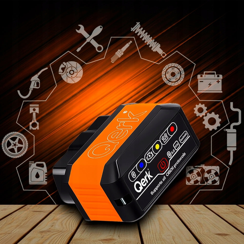 DIAGNOSTIC TESTER OBD2 ELM327 BLUETOOTH 5.0 ERROR SCANNER QERK KW905 Brand Qerk