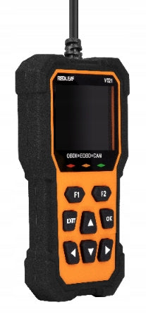 DIAGNOSTIC TESTER OBD2 INTERFACE ERROR SCANNER PASSENGER CARS LCD Polish Brand Redleaf