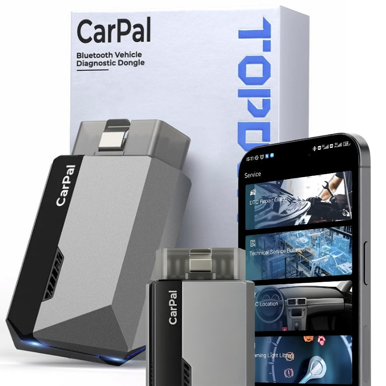 DIAGNOSTIC TESTER TOPDON CarPal+OBD2 ALL SYSTEMS FEATURES SERVICE PL