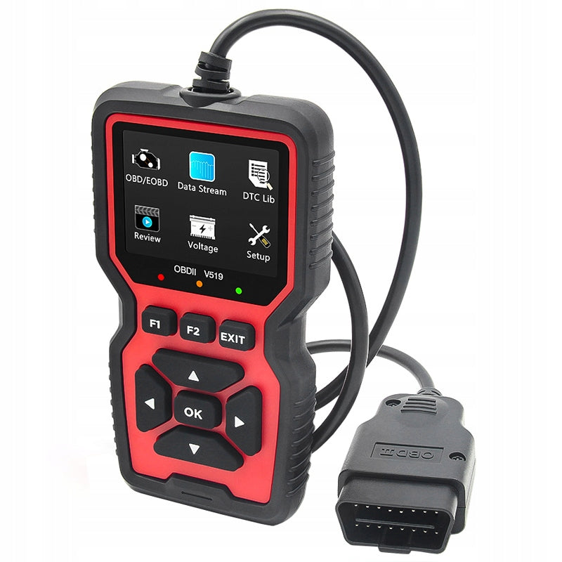 DIAGNOSTYCZNY TESTER INTERFEJS OBD2 SKANER UNIWERSALNY DO AUTA V519 Brand Obd2