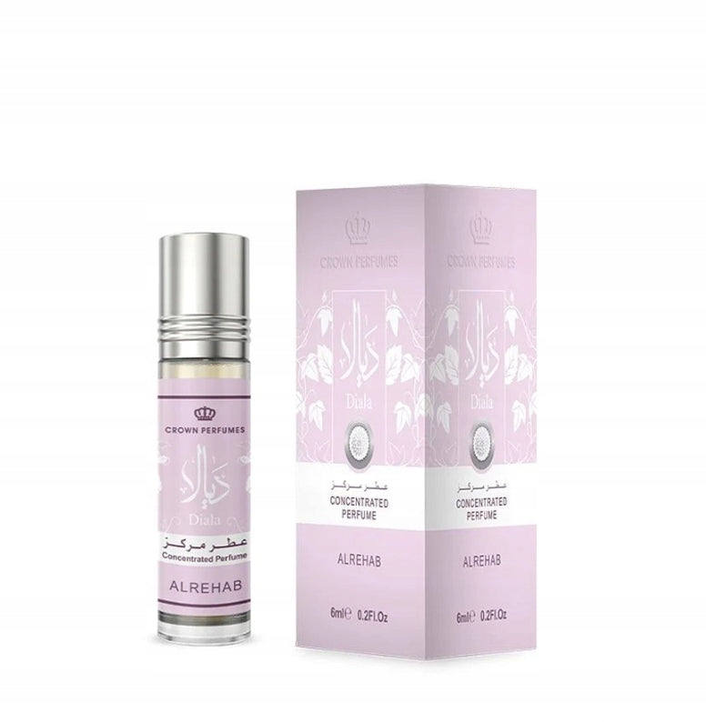 DIALA Perfumed Oil 6 ml Al Rehab Charming Light Fragrance For Her Packaging status original