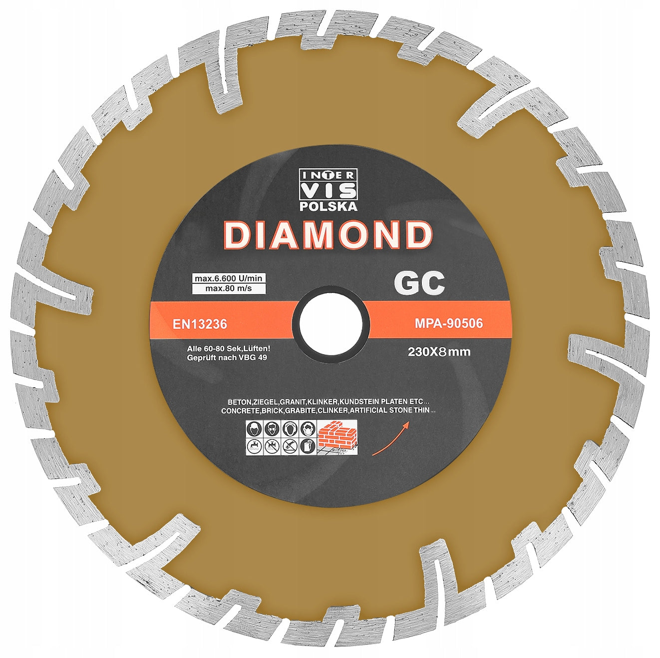DIAMOND BLADE 230 x 22,2 DEEP CUT POWER