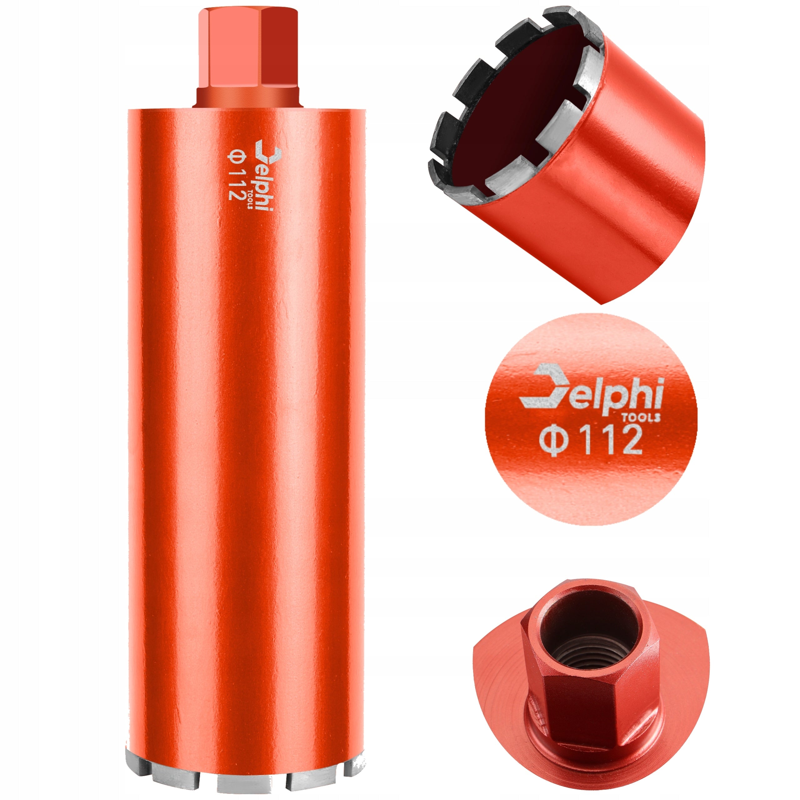 DIAMOND CROWN DRILL BIT FOR CONCRETE 112 x 450mm DRILLING HOLE SAW