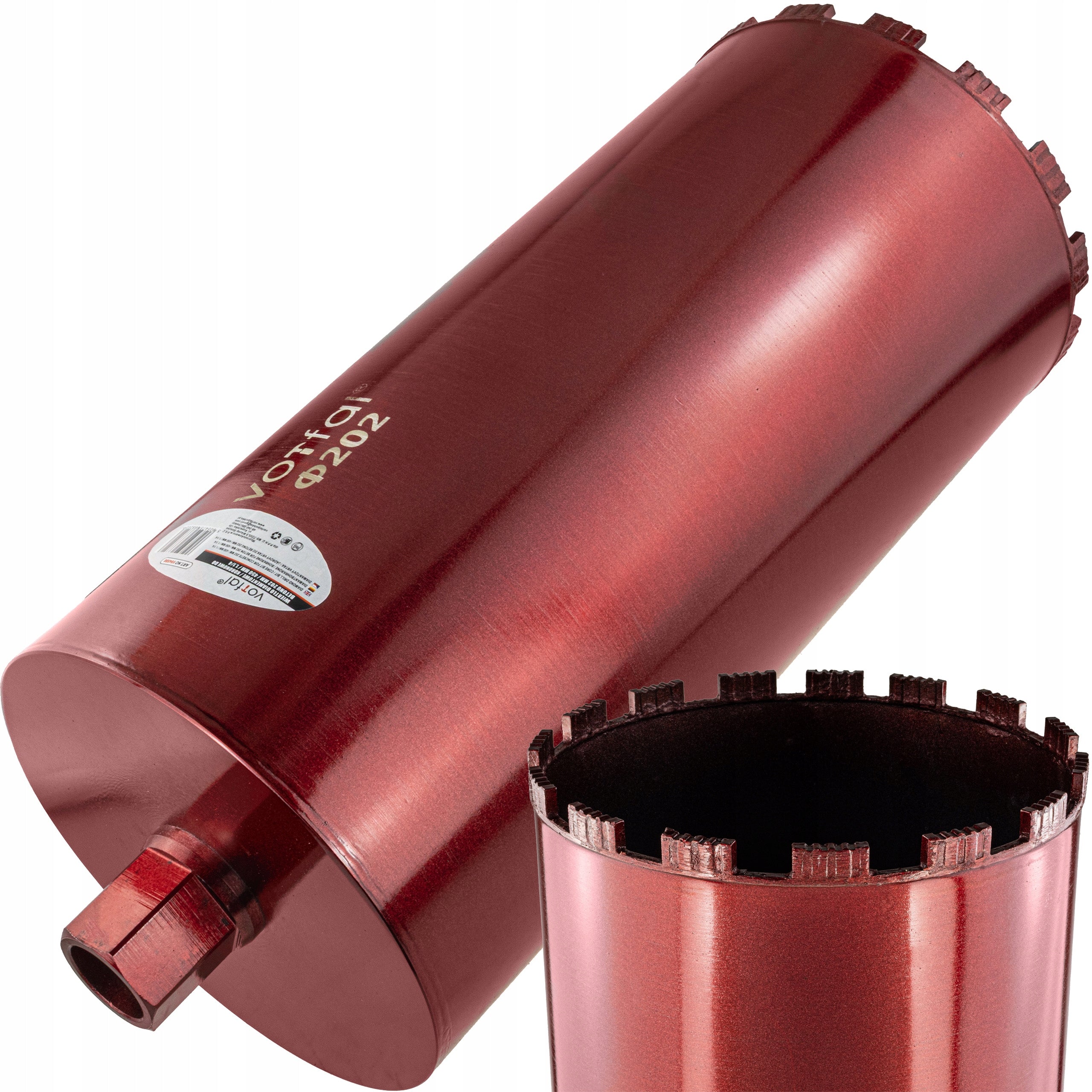 DIAMOND CROWN DRILL BIT FOR CONCRETE 202 x 450mm DRILLING HOLE SAW