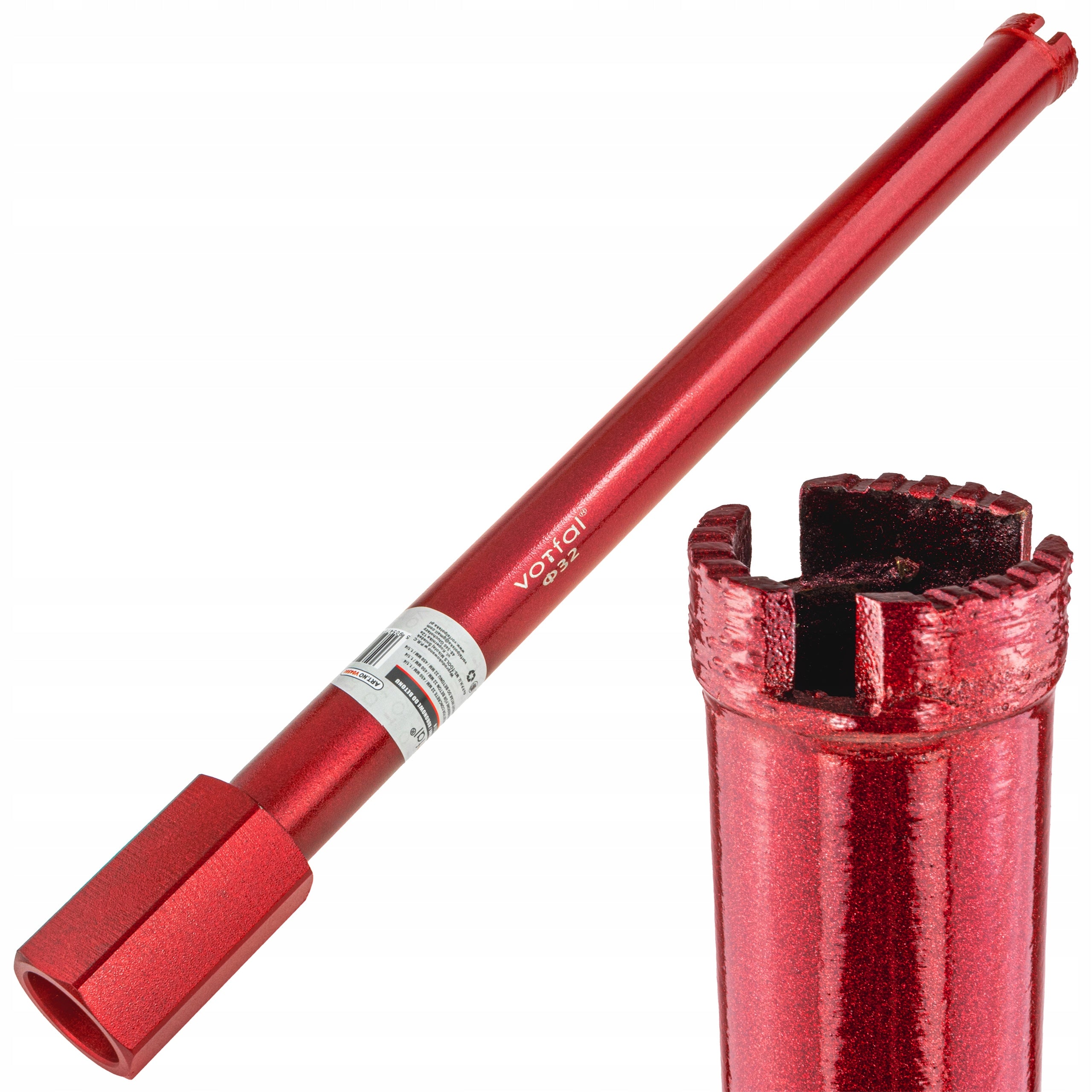 DIAMOND CROWN DRILL BIT FOR CONCRETE 32m x 450mm DRILLING RIG HOLE SAW 1.1/4