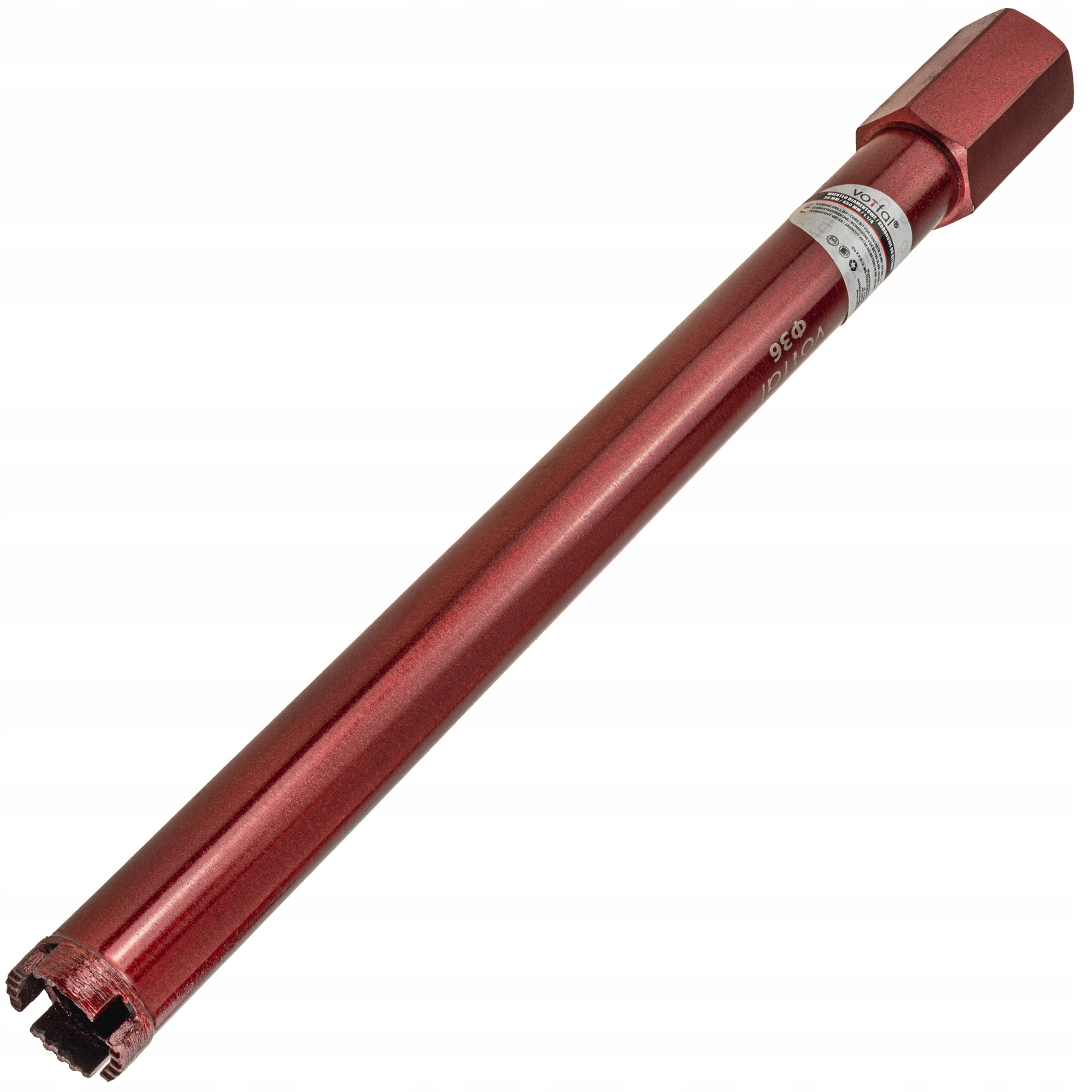 DIAMOND CROWN DRILL BIT FOR CONCRETE 36 x 450mm 1.1/4" DRILLING HOLE SAW Brand Vorfal