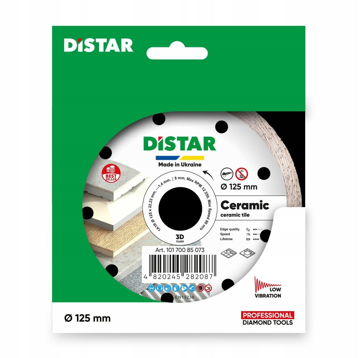 DIAMOND DISC FOR CERAMICS AND STONEWARE DISTAR CERAMIC 115mm Series 10170085072