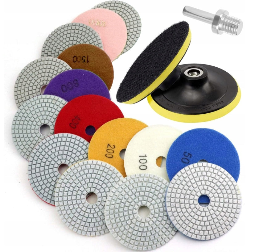 DIAMOND DISCS FOR GRINDING CERAMIC SINTER STONEWARE POLISHING + DISK Brand Vorfal