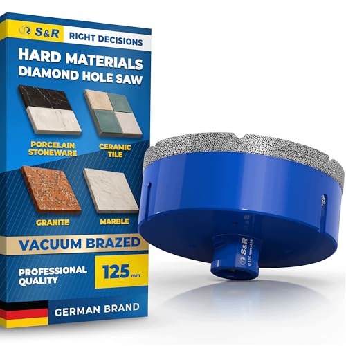 DIAMOND DRILL BIT FOR TILE 125MM M14 FOR PROFESSIONALS steel Brand no brand