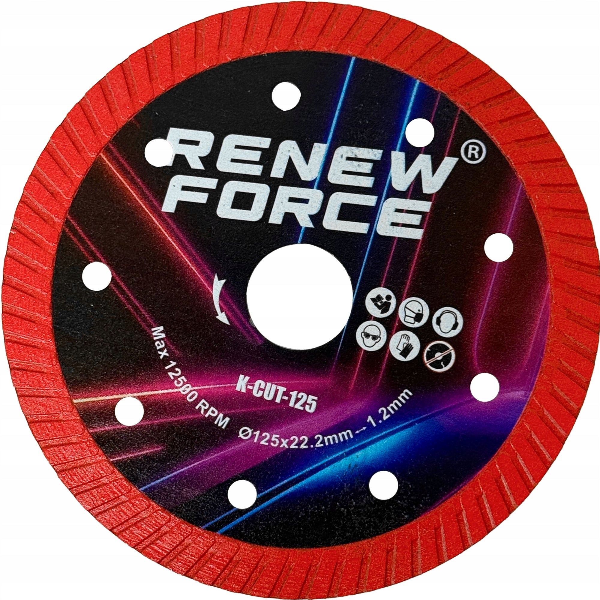 DIAMOND GRINDING DISC FOR GRINDING TILE STONEWARE CHAMFERING 125 Packaging status original