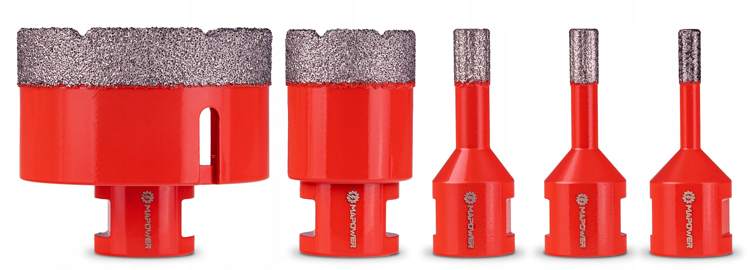 DIAMOND HOLE SAW LACE FOR TILE STONEWARE SET OF FORAMINIFERA 6-68MM+ADAPTER Packaging status original