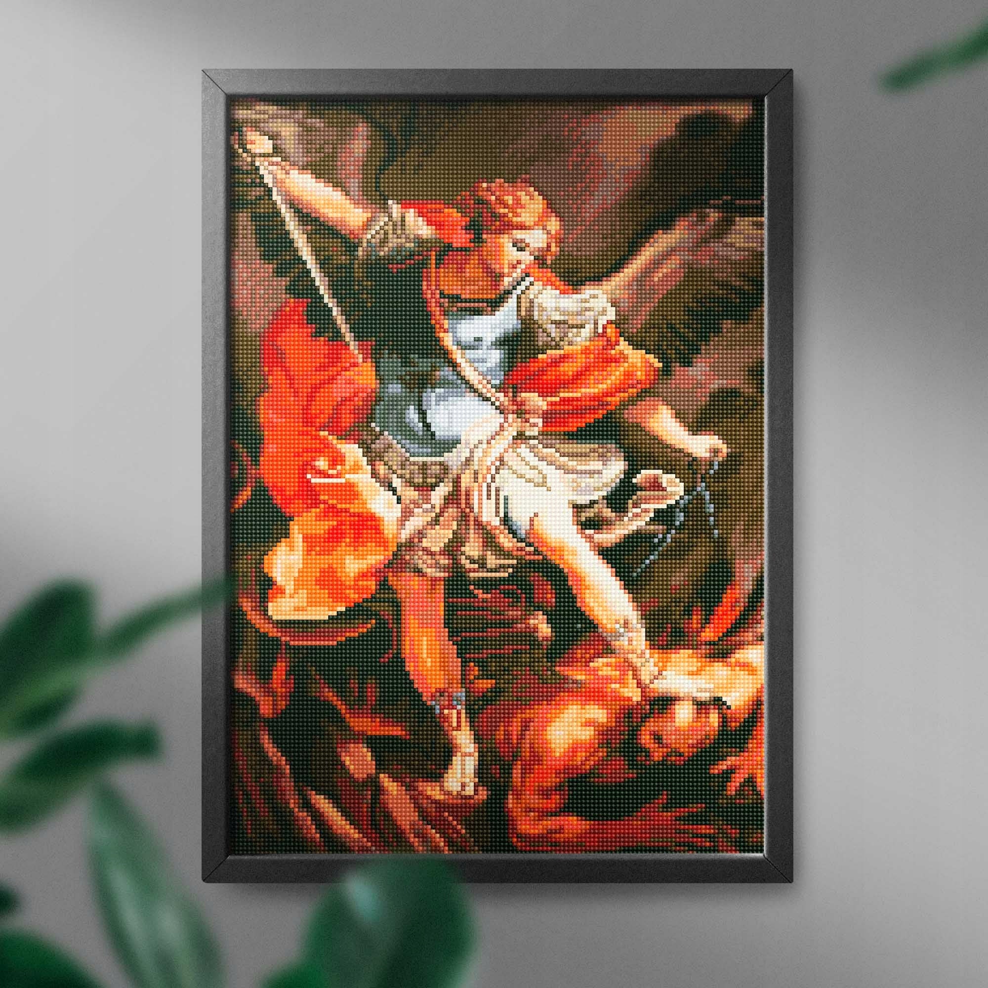 Diamantmosaik 5D-Diamantgemälde Oh Art! Religion, 40x50 cm 