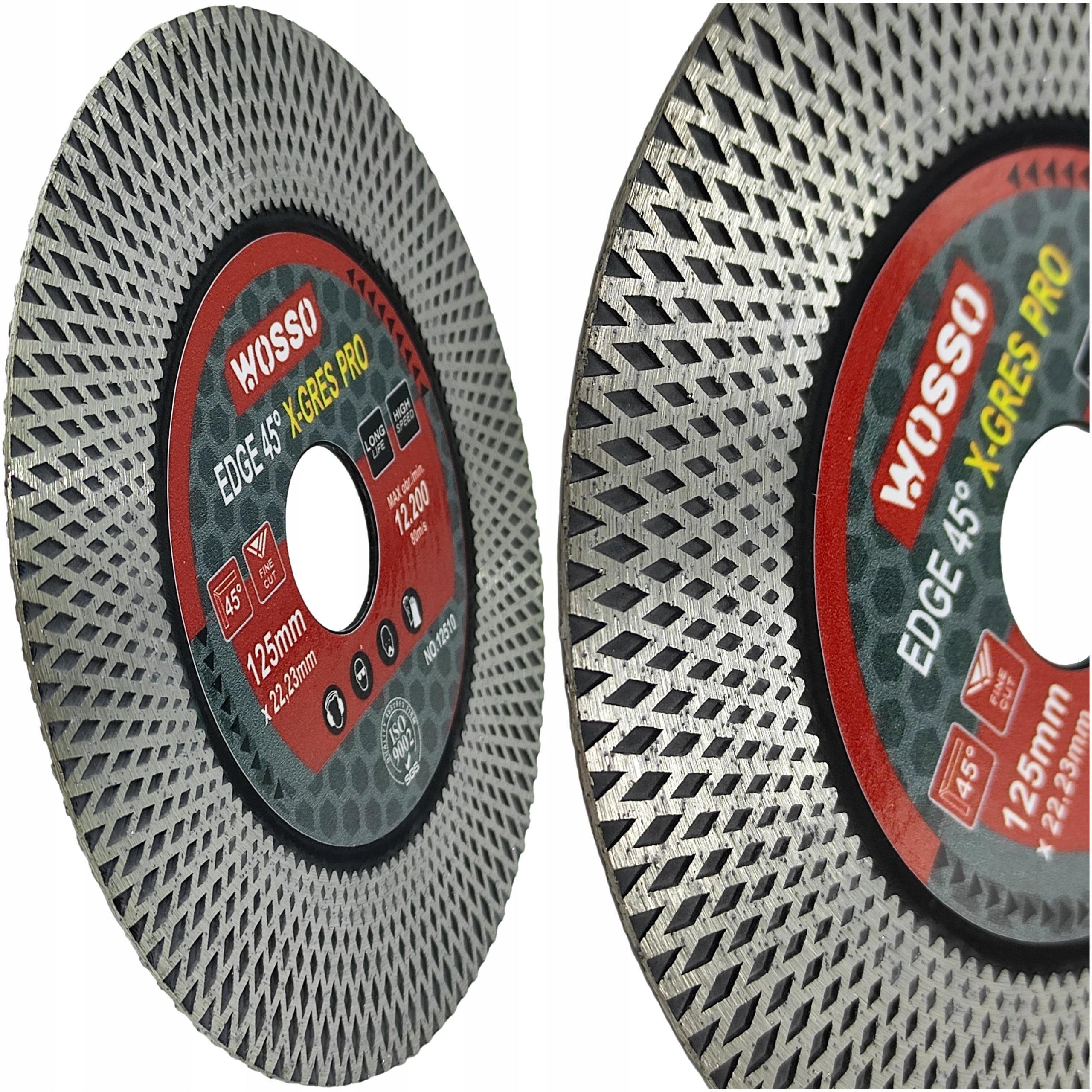 DIAMOND disc 125 for CHAMFERING 45 degree cutting stoneware tiles stoneware 125mm