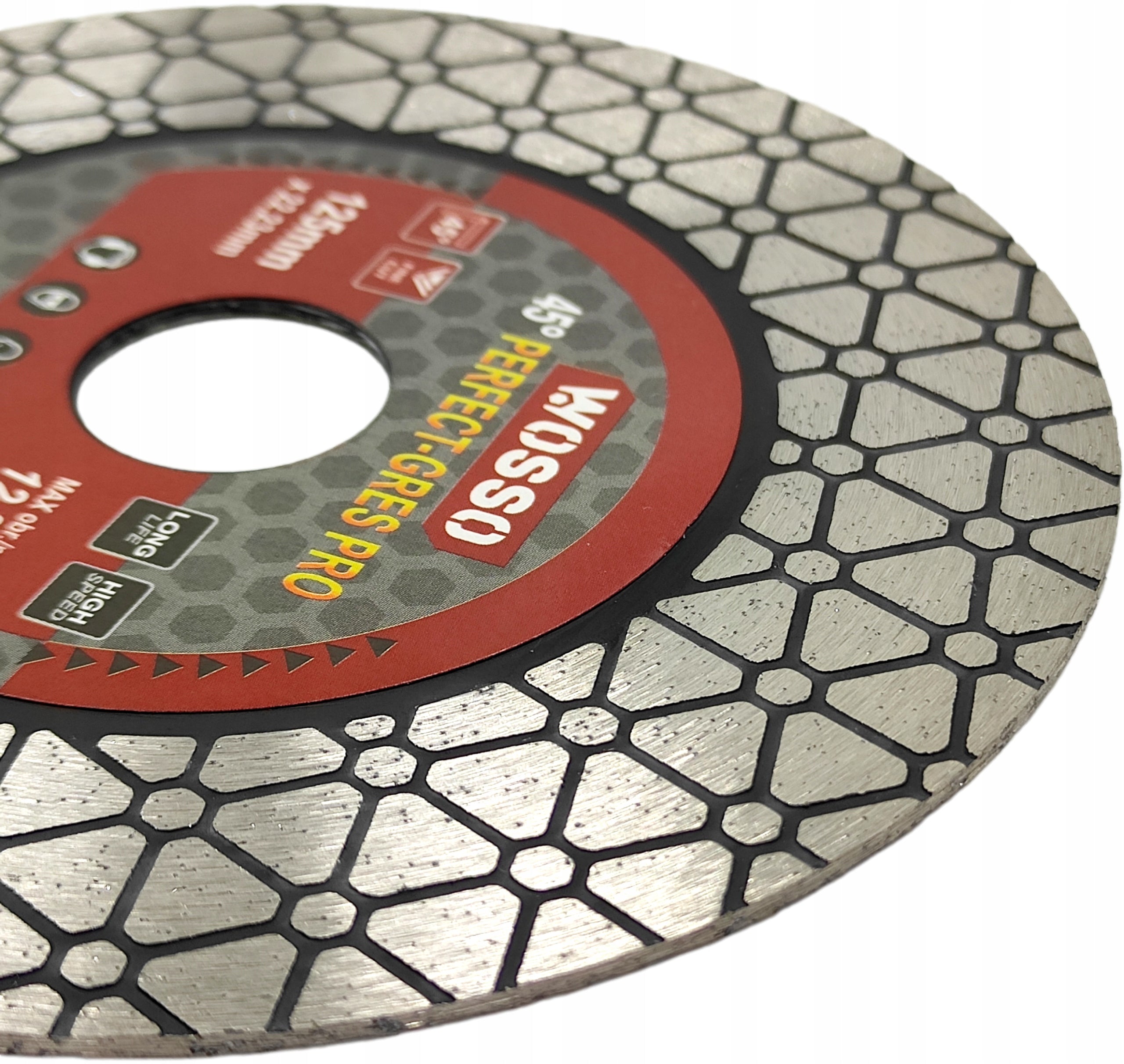 DIAMOND disc 125 for CUTTING at 45 degrees stoneware PERFECT Gres PRO EAN (GTIN) 5903896895703