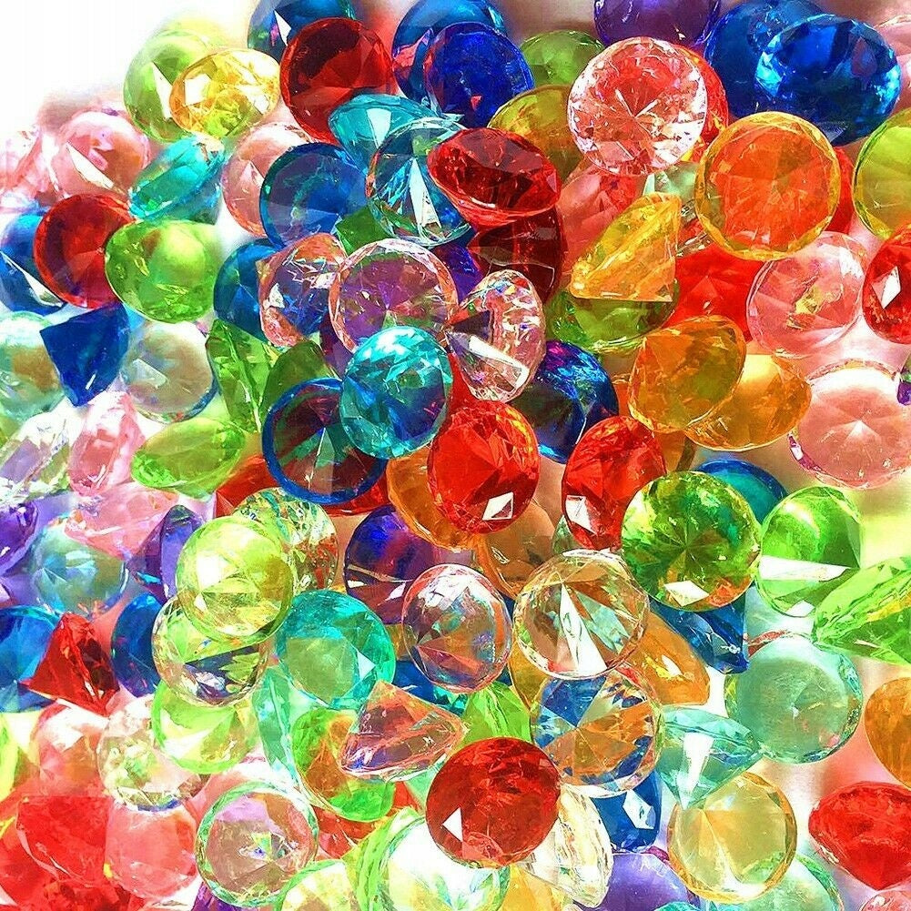 DIAMONDS ACRYLIC CRYSTALS CONES STONES BLUE WAY EACH COLOR IS ^ Manufacturer code Blue Way