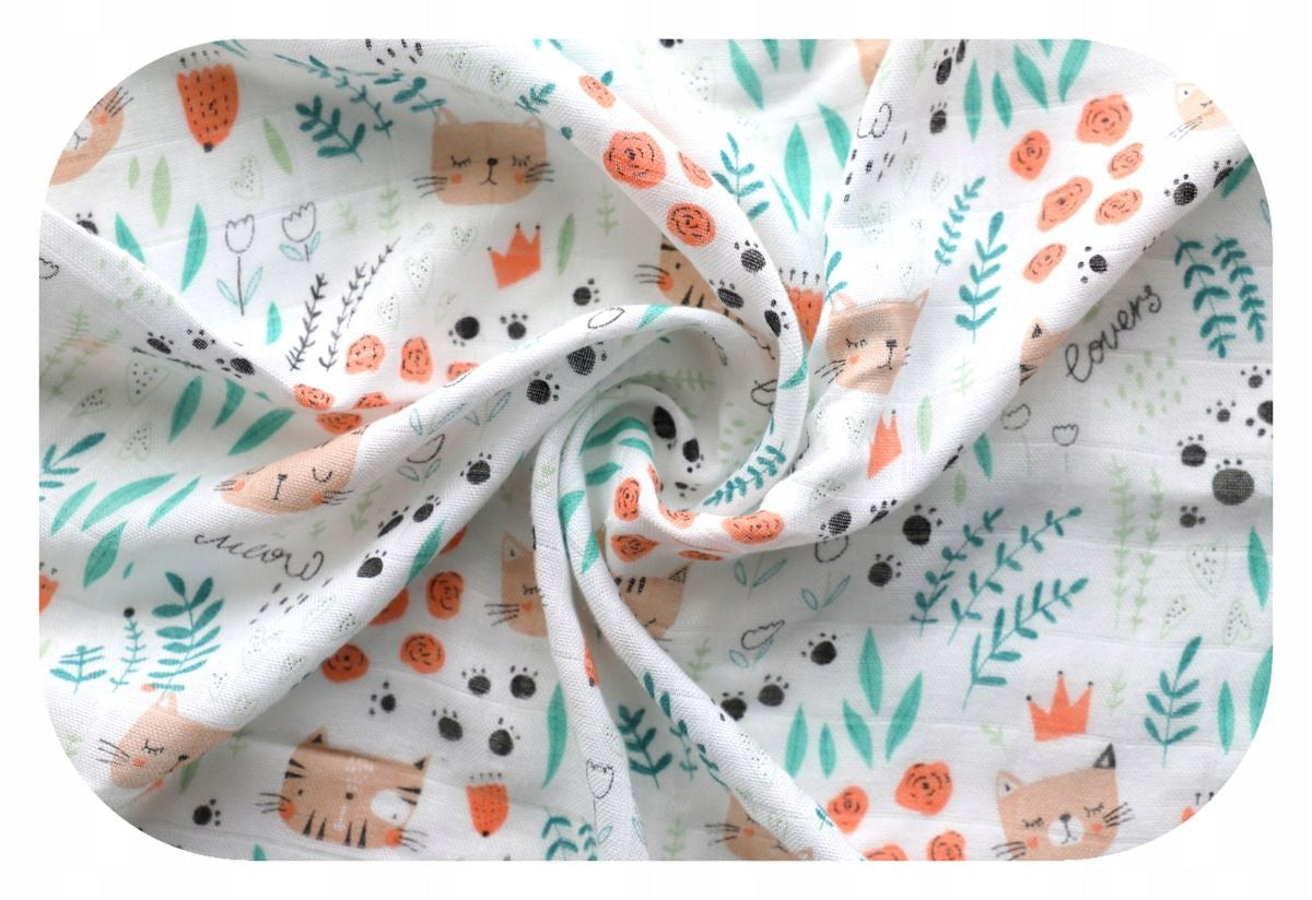 DIAPER BAMBOO SWADDLE BAMBOO 120X120 CATNIP Medical device no