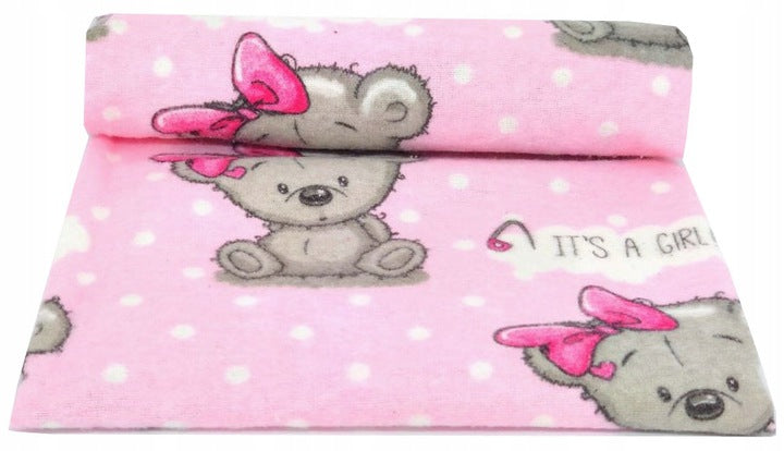 DIAPER FLANNEL DIAPER printed flannel 70x80cm girl 1pcs Manufacturer code 5905094232403