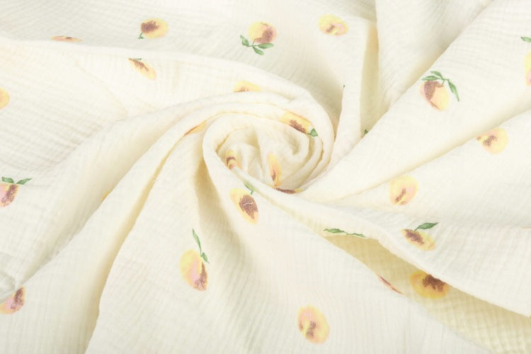 DIAPER MUSLIN CROCHETED 60X75 2-PACK PEACH CREAM Product weight with unit packaging 0.15 kg